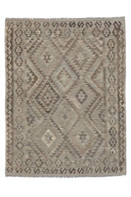  Kelim Afghan Old Style Teppe 154X201 Ekte Orientalsk Håndvevd Brun/Mørk Grå (Ull, )