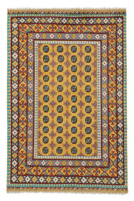  Afghan Teppe 196X294 Ekte Orientalsk Håndknyttet Mørk Brun/Brun (Ull, Afghanistan)