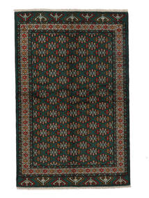  Turkaman Teppe 153X237 Ekte Orientalsk Håndknyttet Svart (Ull, Persia/Iran)