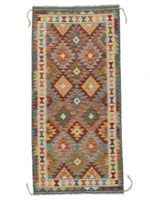  Kelim Afghan Old Style Teppe 97X205 Ekte Orientalsk Håndvevd (Ull, Afghanistan)