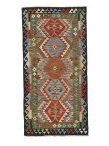  Kelim Afghan Old Style Teppe 96X195 Ekte Orientalsk Håndvevd (Ull, Afghanistan)