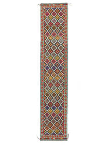  Kelim Afghan Old Style Teppe 82X413 Ekte Orientalsk Håndvevd Teppeløpere (Ull, Afghanistan)