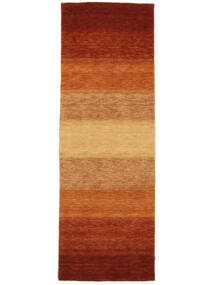  Gabbeh Rainbow - Rust Teppe 80X240 Moderne Teppeløpere Mørk Rød/Svart (Ull, India)