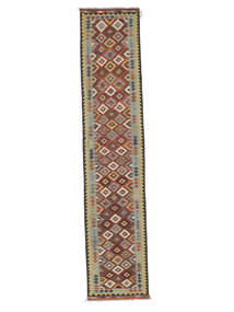  Kelim Afghan Old Style Teppe 80X385 Ekte Orientalsk Håndvevd Teppeløpere (Ull, Afghanistan)