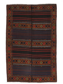  Afghan Vintage Kelim Teppe 180X280 Ekte Orientalsk Håndvevd Svart (Ull, Afghanistan)