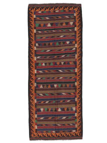  Afghan Vintage Kelim Teppe 126X315 Ekte Orientalsk Håndvevd Teppeløpere Svart (Ull, Afghanistan)