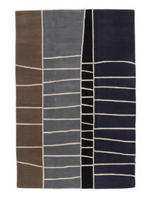  Abstract Bamboo - Secondary Teppe 200X300 Moderne Svart, Brun (Ull, India)