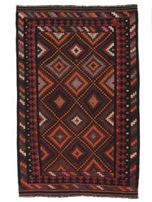 Afghan Vintage Kelim Teppe 179X273 Ekte Orientalsk Håndvevd Svart/Mørk Brun (Ull, Afghanistan)
