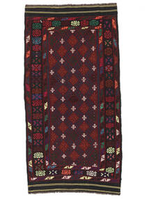  Afghan Vintage Kelim Teppe 103X205 Ekte Orientalsk Håndvevd Svart (Ull, Afghanistan)
