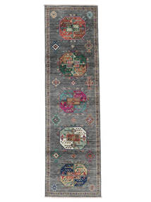  Shabargan Teppe 77X265 Ekte Orientalsk Håndknyttet Teppeløpere (Ull, Afghanistan)