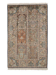  Orientalsk Kashmir Ren Silke Teppe 82X128 Brun/Oransje (Silke, India)