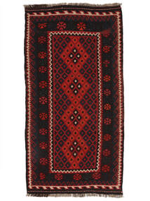  Afghan Vintage Kelim Teppe 107X205 Ekte Orientalsk Håndvevd Svart/Mørk Rød (Ull, Afghanistan)