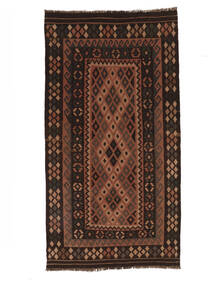  Afghan Vintage Kelim Teppe 104X196 Ekte Orientalsk Håndvevd Svart/Mørk Rød (Ull, )
