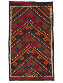  165X292 Afghan Vintage Kelim Teppe Svart/Mørk Rød Afghanistan 
