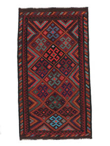  Afghan Vintage Kelim Teppe 148X273 Ekte Orientalsk Håndvevd Svart (Ull, Afghanistan)