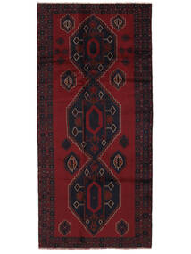  Beluch Teppe 132X295 Ekte Orientalsk Håndknyttet Teppeløpere Svart/Mørk Rød (Ull, )