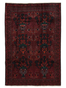  Afshar Teppe 162X238 Ekte Orientalsk Håndknyttet Svart, Mørk Rød (Ull, Persia/Iran)