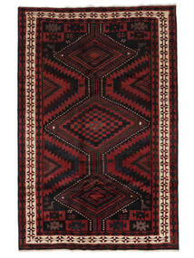  Lori Teppe 170X257 Ekte Orientalsk Håndknyttet Svart, Mørk Rød (Ull, Persia/Iran)