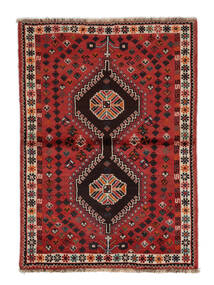 Shiraz Teppe Teppe 105X150 Mørk Rød/Svart (Ull, Persia/Iran)