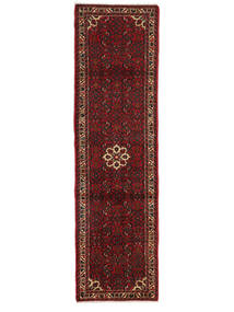 82X295 Hosseinabad Teppe Teppe Orientalsk Teppeløpere Svart/Mørk Rød (Ull, Persia/Iran)