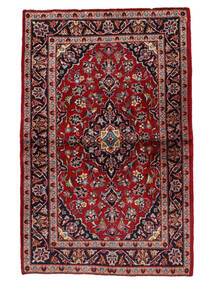  Keshan Teppe 100X155 Ekte Orientalsk Håndknyttet Mørk Brun/Svart (Ull, Persia/Iran)