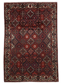  Bakhtiar Fine Teppe 225X328 Ekte Orientalsk Håndknyttet Svart/Mørk Rød (Ull, )