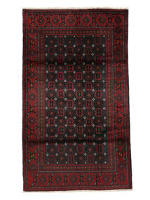  Beluch Teppe 107X180 Ekte Orientalsk Håndknyttet Svart (Ull, Persia/Iran)