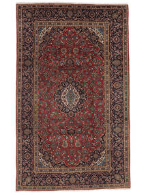  Orientalsk Keshan Teppe 209X305 Svart/Mørk Rød (Ull, Persia/Iran)