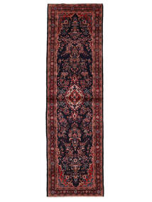  Hamadan Teppe 105X365 Ekte Orientalsk Håndknyttet Teppeløpere Svart, Mørk Rød (Ull, Persia/Iran)