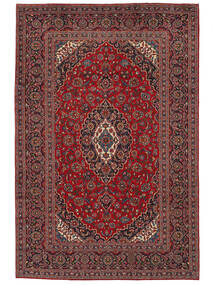  Orientalsk Keshan Teppe 208X315 Mørk Rød/Svart (Ull, Persia/Iran)