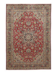  Tabriz Teppe 200X290 Ekte Orientalsk Håndknyttet Mørk Brun/Mørk Rød (Ull, Persia/Iran)