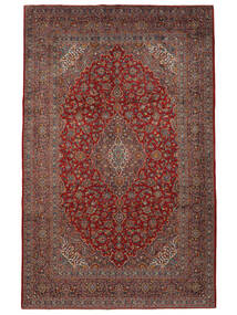  Keshan Teppe 250X390 Ekte Orientalsk Håndknyttet Mørk Brun/Svart Stort (Ull, Persia/Iran)