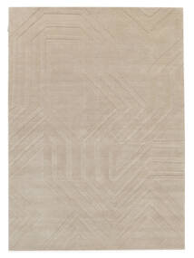  Labyrint - Beige Teppe 200X300 Moderne Lysbrun (Ull, India)