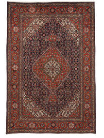  Orientalsk Tabriz Teppe 197X290 Svart/Mørk Rød (Ull, Persia/Iran)