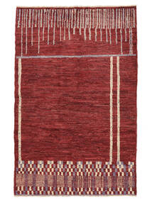  Moroccan Berber - Afghanistan Teppe 118X182 Ekte Moderne Håndknyttet Mørk Rød, Brun (Ull, Afghanistan)