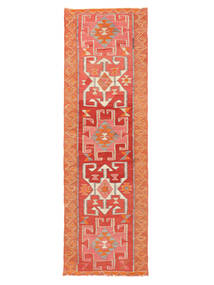  Herki Kelim Vintage Teppe 92X301 Ekte Orientalsk Håndvevd Teppeløpere Rød/Brun (Ull, )