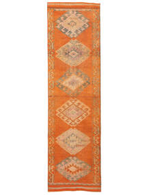  Herki Vintage Teppe 96X334 Ekte Orientalsk Håndknyttet Teppeløpere Brun/Rød (Ull, )