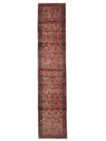  87X420 Sarough Teppe Teppeløpere Teppe Mørk Rød/Svart Persia/Iran 