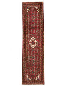  78X288 Hosseinabad Teppe Teppeløpere Teppe Mørk Rød/Svart Persia/Iran 