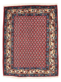  Persisk Sarough Mir Teppe 72X92 Mørk Rød/Svart 