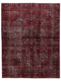 285X365 Colored Vintage Teppe Moderne Svart/Mørk Rød Stort (Ull, Persia/Iran)