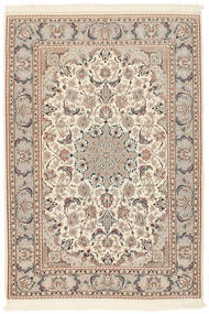  110X155 Medaljong- Lite Isfahan Silkerenning Teppe 