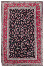 197X299 Keshan Fine Teppe Orientalsk Mørk Rød/Svart (Ull, Persia/Iran)