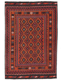  Orientalsk Kelim Maimane Teppe Teppe 218X322 Mørk Rød/Svart (Ull, Afghanistan)