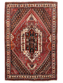  162X240 Ghashghai Fine Teppe Mørk Rød/Svart Persia/Iran 