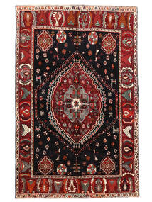  Orientalsk Ghashghai Fine Teppe 157X249 Svart/Mørk Rød (Ull, Persia/Iran)