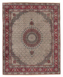  Orientalsk Moud Teppe 242X305 Brun/Mørk Rød ( Persia/Iran)