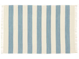 Cotton stripe - Lys Blå