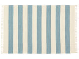 Cotton stripe - Lys blå